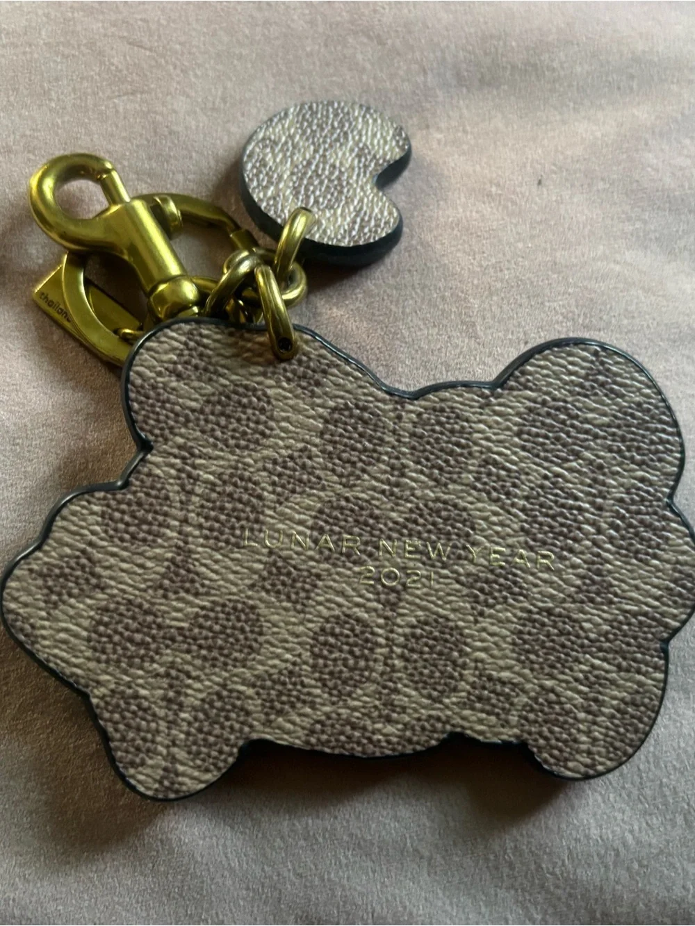 Coach Limited Edition 2021 Lunar New Year Ox Keyring Bag Charm - Picture 6 of 9